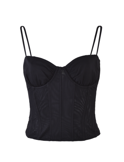 MAIZIE TOP - BLACK