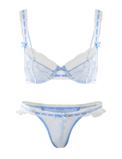 LAVINA SET - BLUE : BABY BLUE