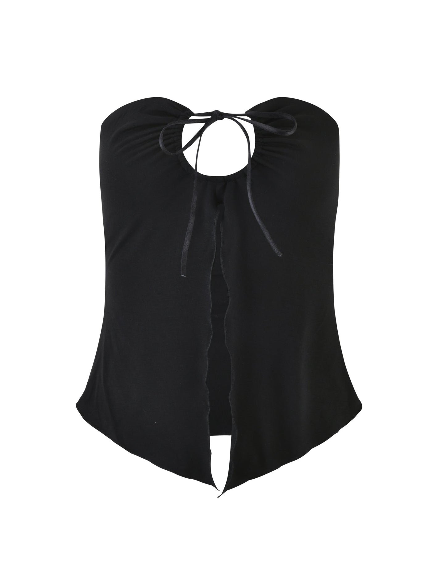 KAROLINA JERSEY TOP - BLACK