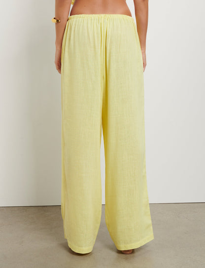 LAINEY PANT - YELLOW : LEMON
