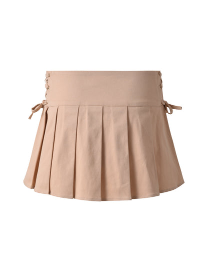NOVALIE SKIRT - BEIGE : TAN