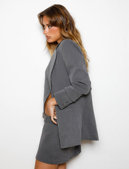 NADINE JACKET - GREY : SLATE