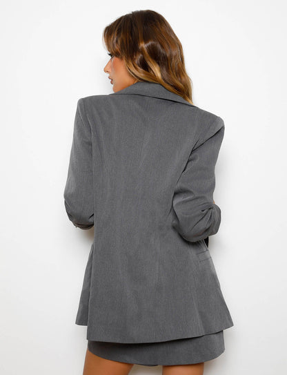 NADINE JACKET - GREY : SLATE