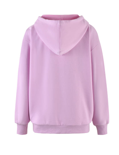 LUMEN ZIP FRONT HOODIE - PINK