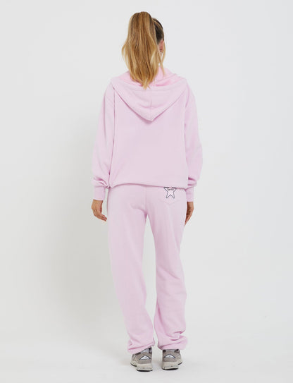 LUMEN ZIP FRONT HOODIE - PINK