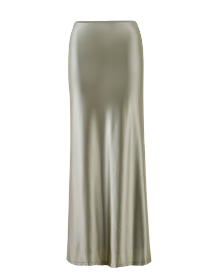 THESSALY SKIRT - GREEN : MATCHA GREEN