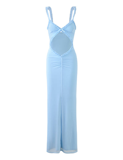 RAYLA DRESS - BLUE : PASTEL BLUE