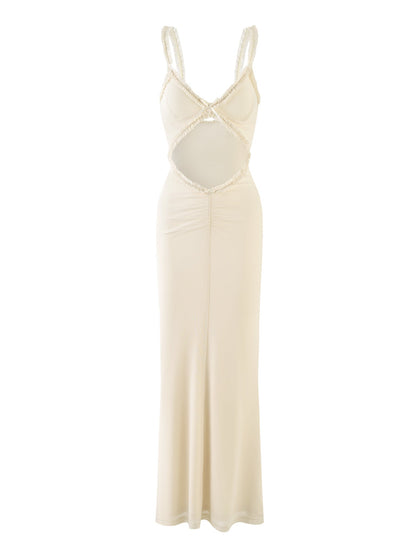 RAYLA DRESS - WHITE : CREAM