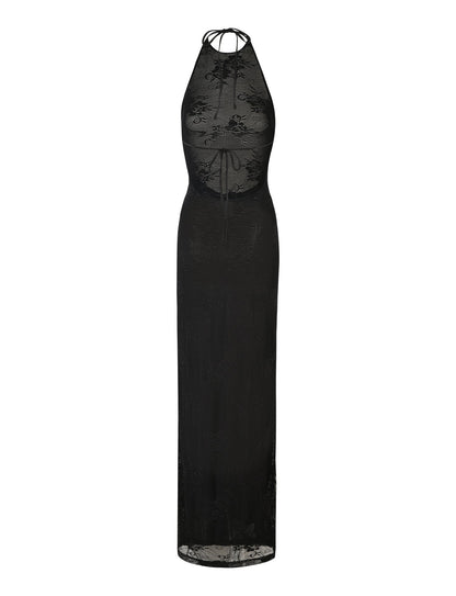 LUCIA DRESS - BLACK : LACE
