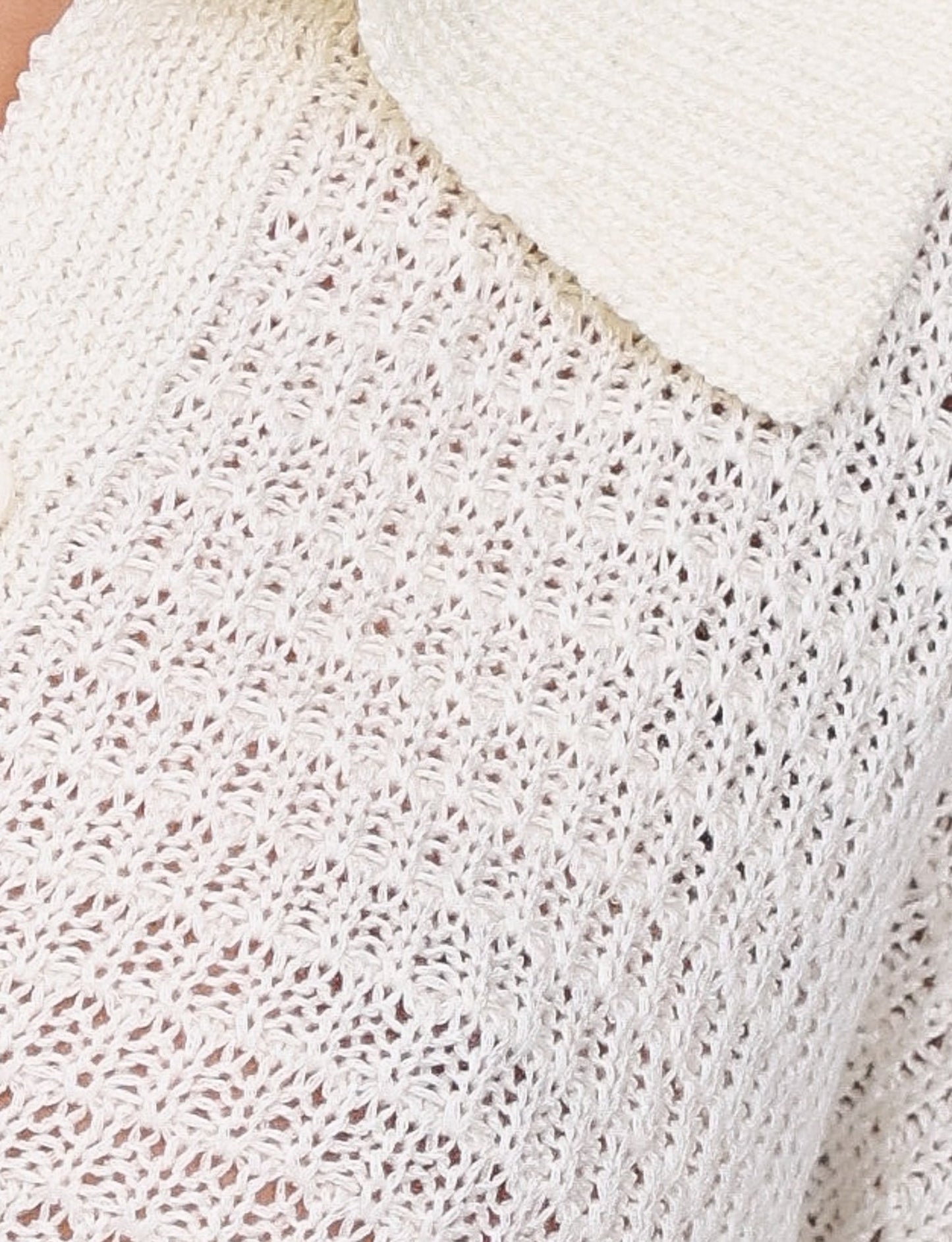 JANAI TOP - WHITE : CREAM