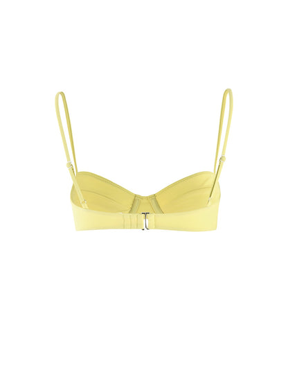 KHESSA BIKINI TOP - YELLOW : LEMON