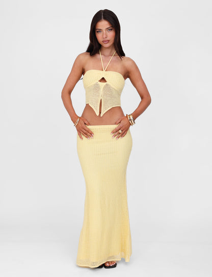 SHAH TOP - YELLOW : LEMON