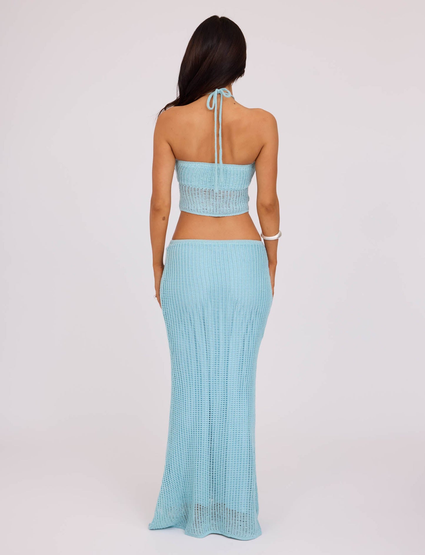 SHAH TOP - BLUE : PALE BLUE : PASTEL BLUE