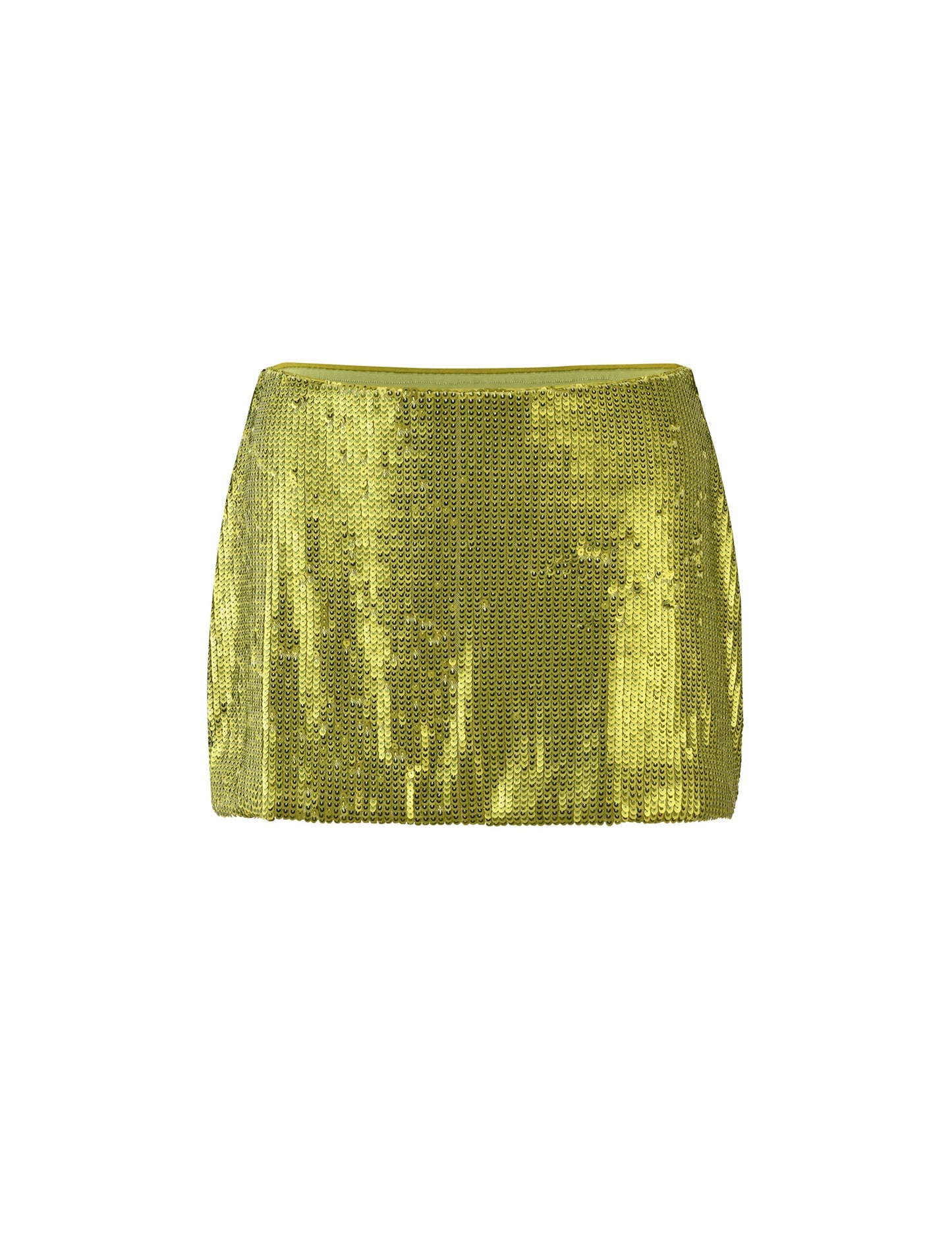 KAYE SKIRT - GREEN : GREEN SEQUIN
