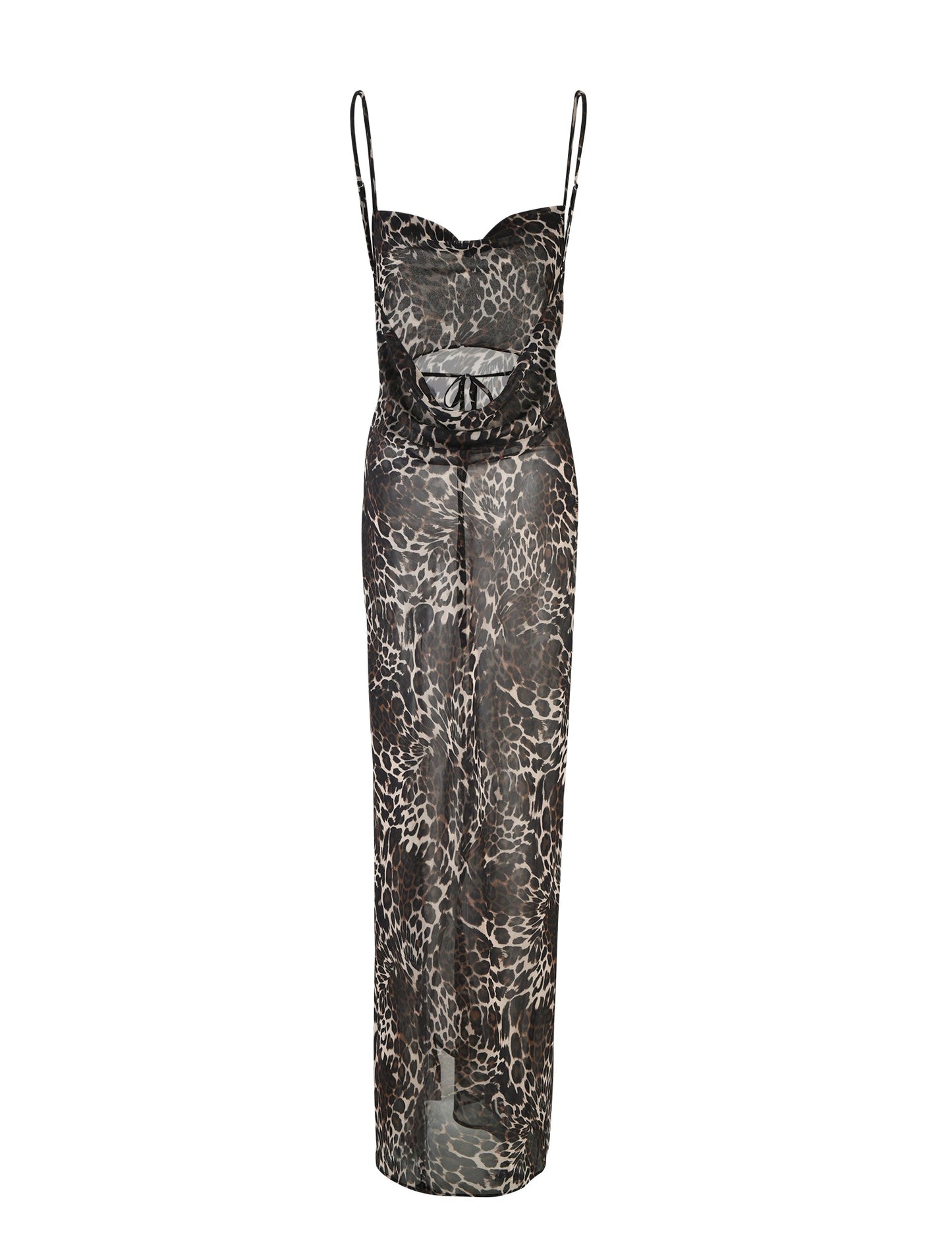 TYNE DRESS - MULTI : LEOPARD