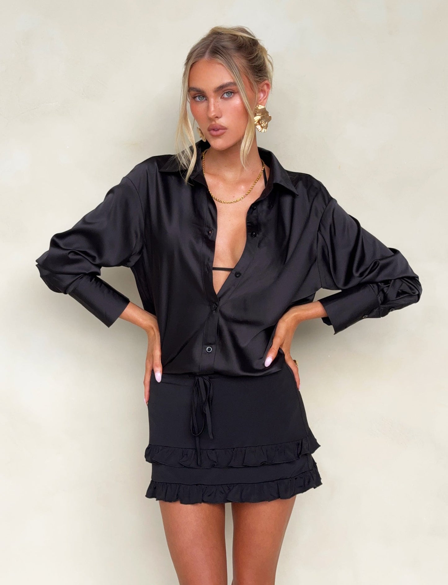 LEOLA SKIRT - BLACK