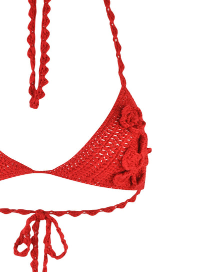 MELIORA BIKINI TOP - RED : BERRY RED