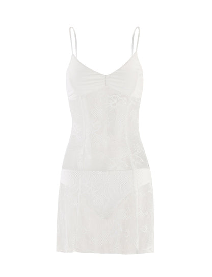 SASKIA DRESS - WHITE