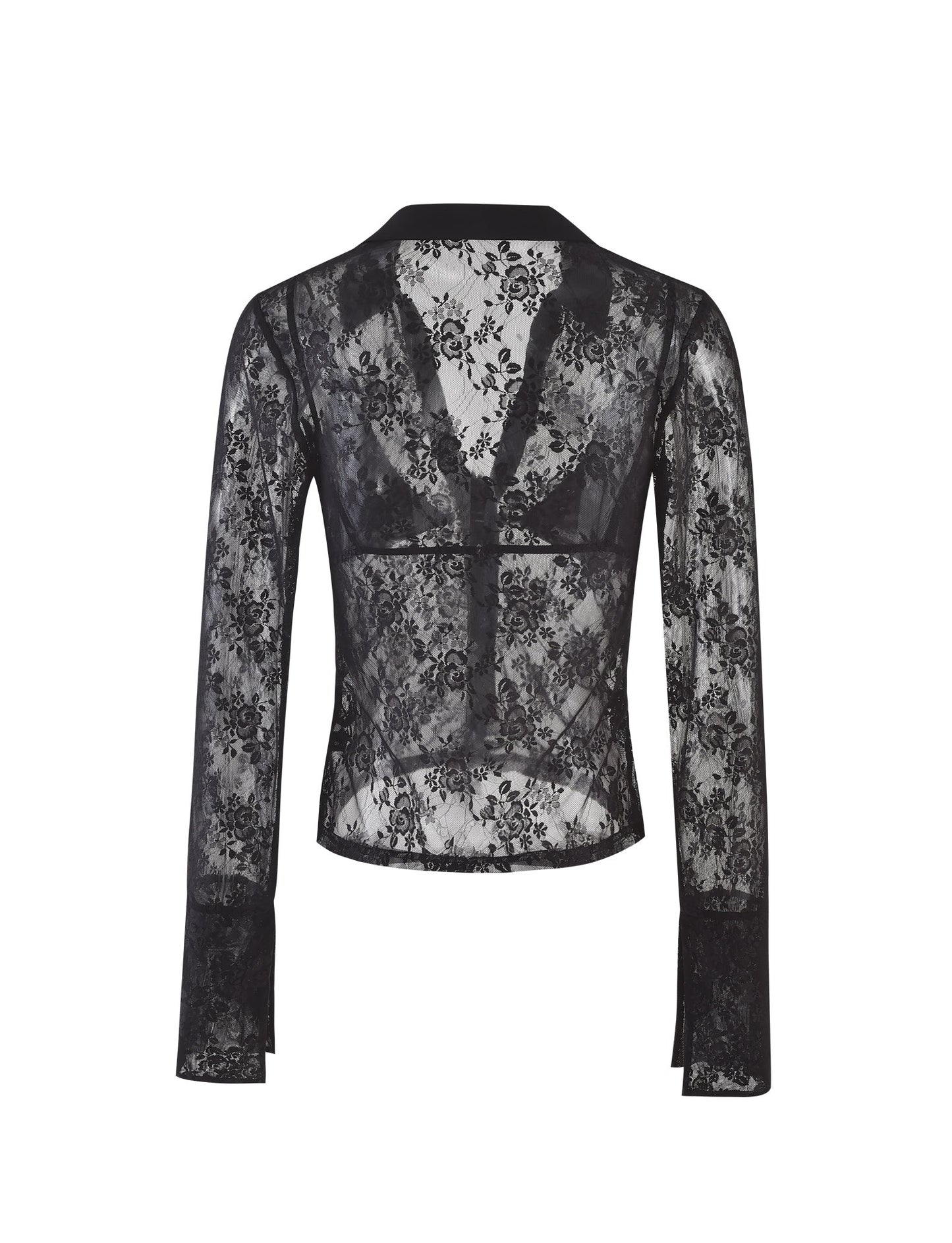 MIRABEL TOP - BLACK : LACE