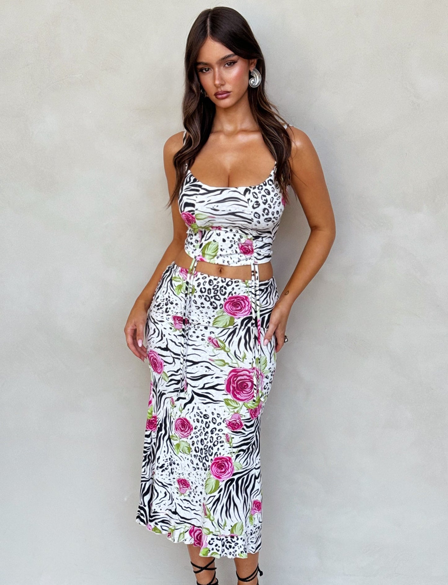 IRIE SKIRT - MULTI : ZEBRA