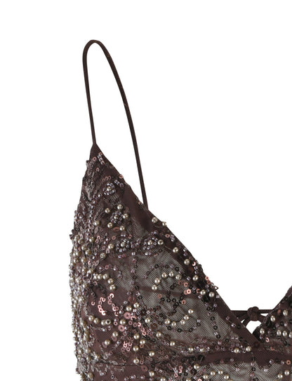 RAINA TOP - BROWN : CHOCOLATE