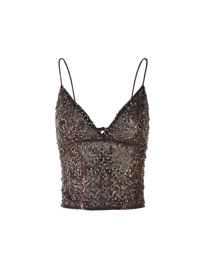 RAINA TOP - BROWN : CHOCOLATE