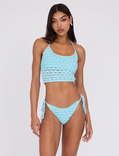 SUNNIVA BIKINI TOP - BLUE : BABY BLUE