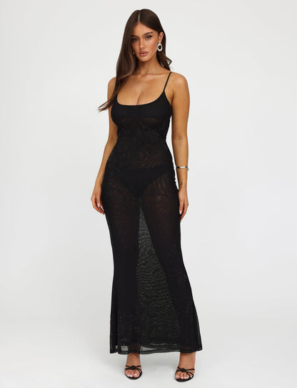OCTAVIA DRESS - BLACK