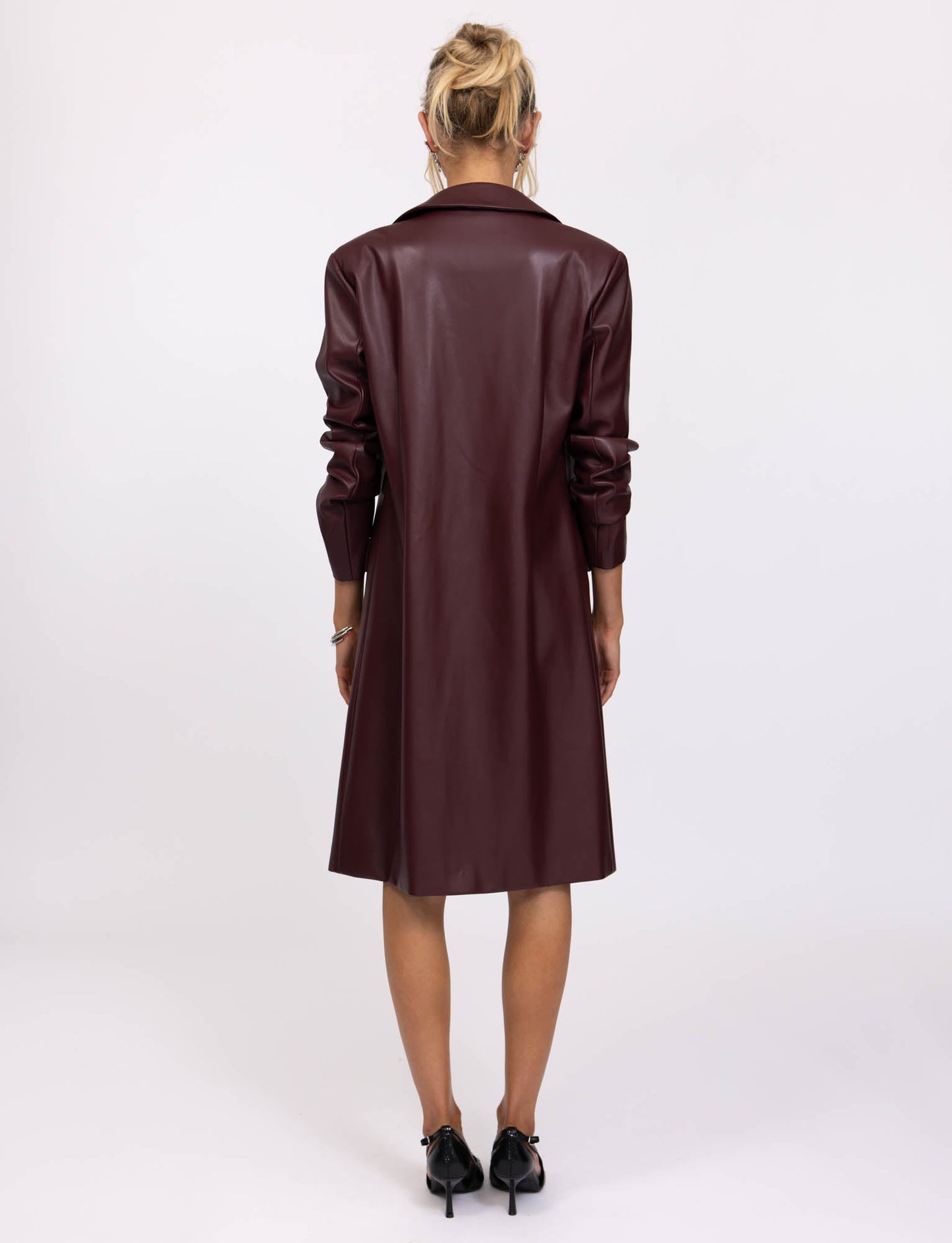 LYON TRENCH COAT - RED : CHERRY RED