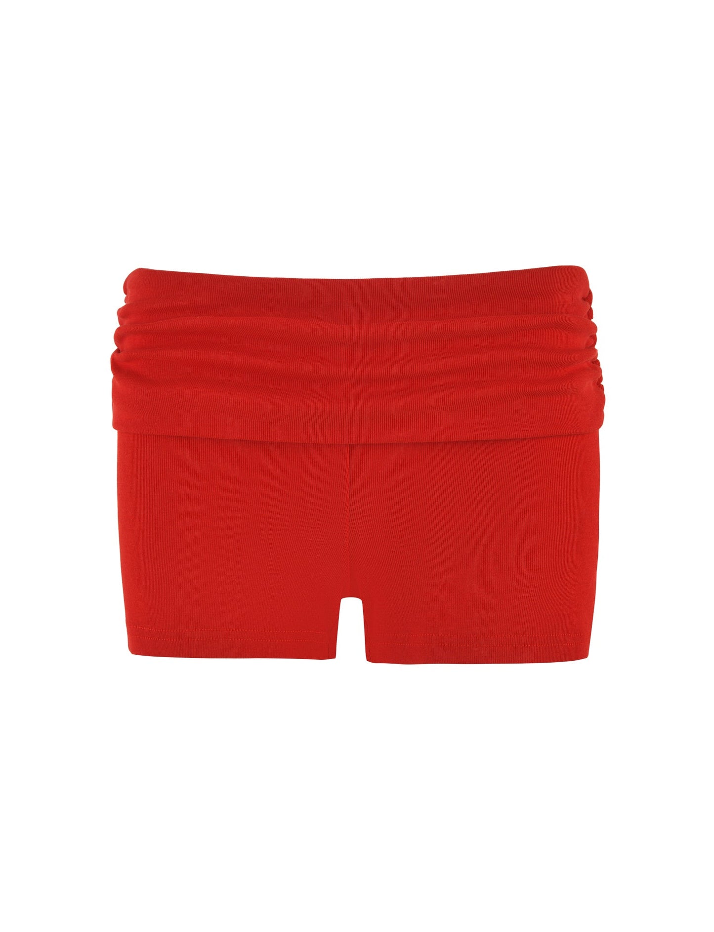 KARINA RIB SHORT - RED