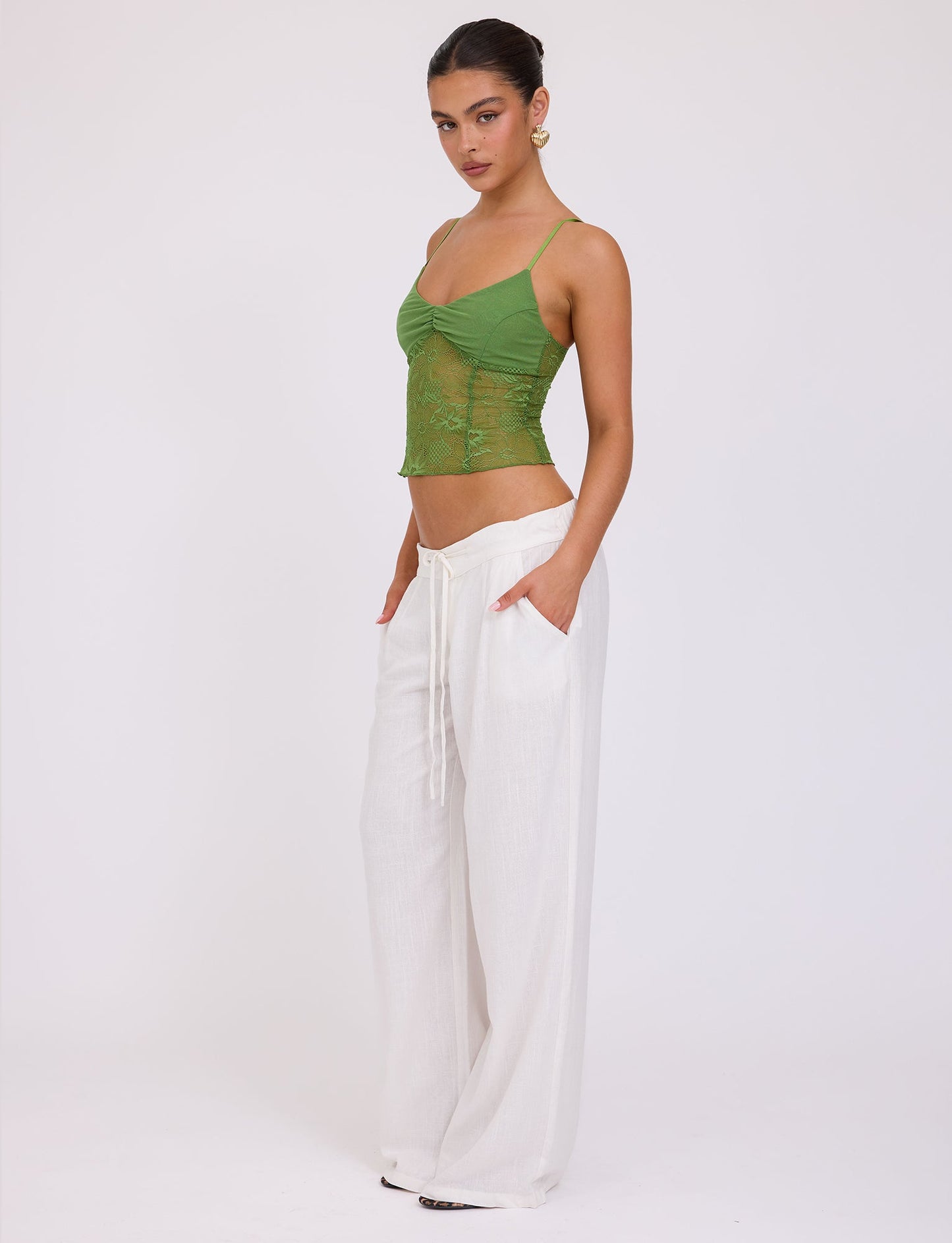 SASKIA TOP - GREEN