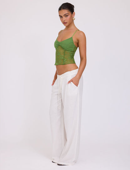 SASKIA TOP - GREEN