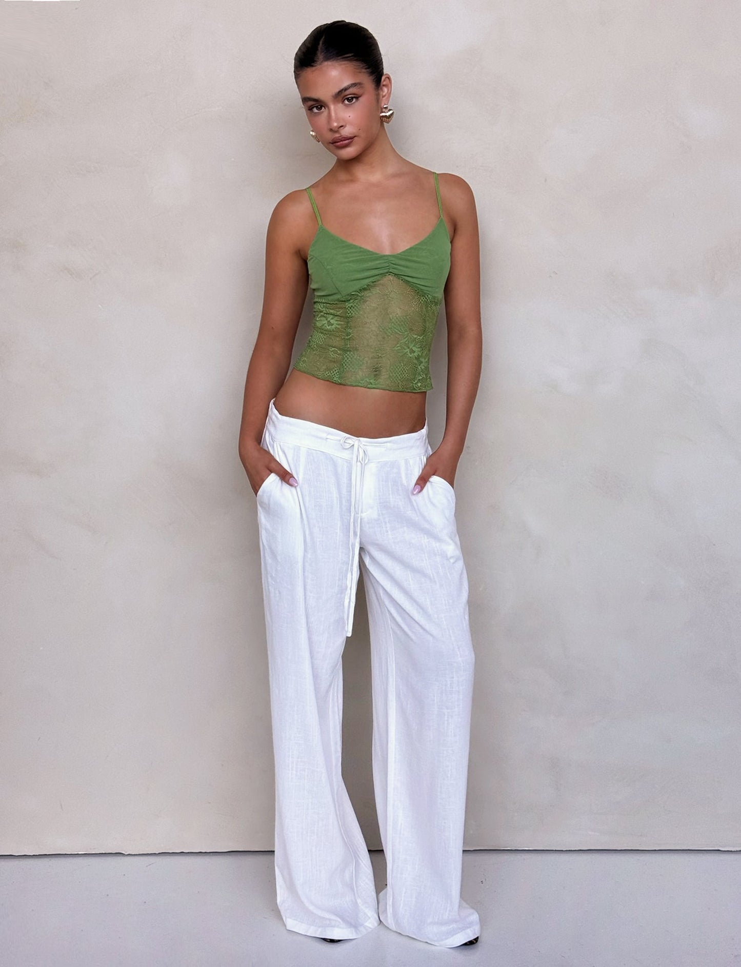 SASKIA TOP - GREEN