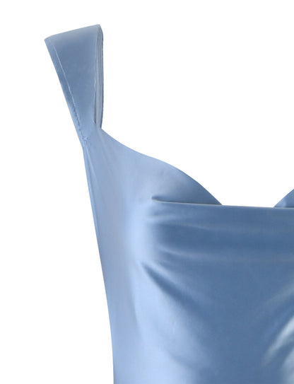 MORANA SHIMMER DRESS - BLUE : PALE BLUE