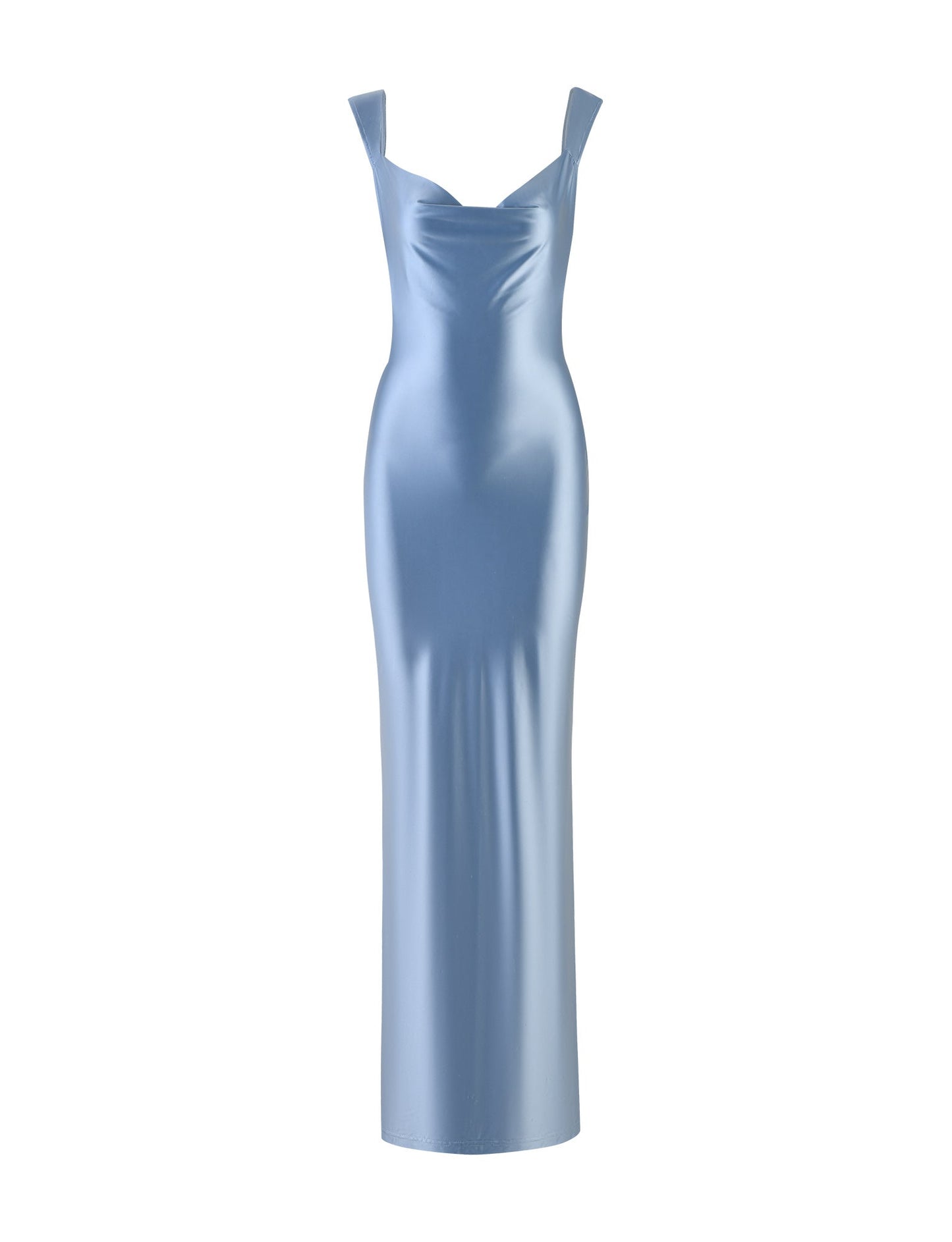 MORANA SHIMMER DRESS - BLUE : PALE BLUE