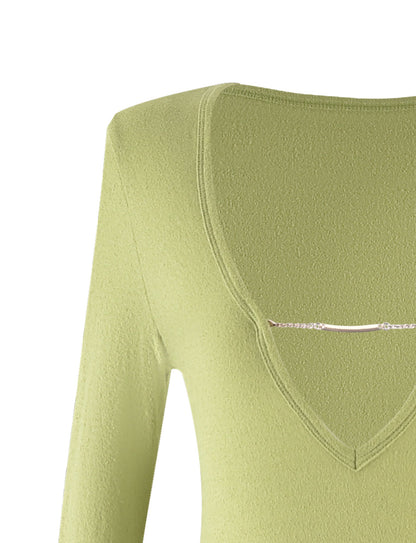ROMIE DRESS - GREEN : MATCHA GREEN