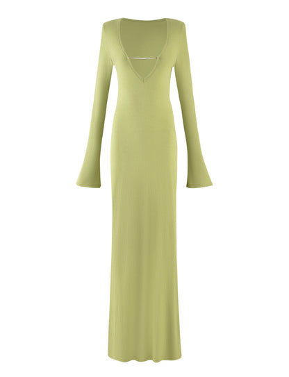 ROMIE DRESS - GREEN : MATCHA GREEN