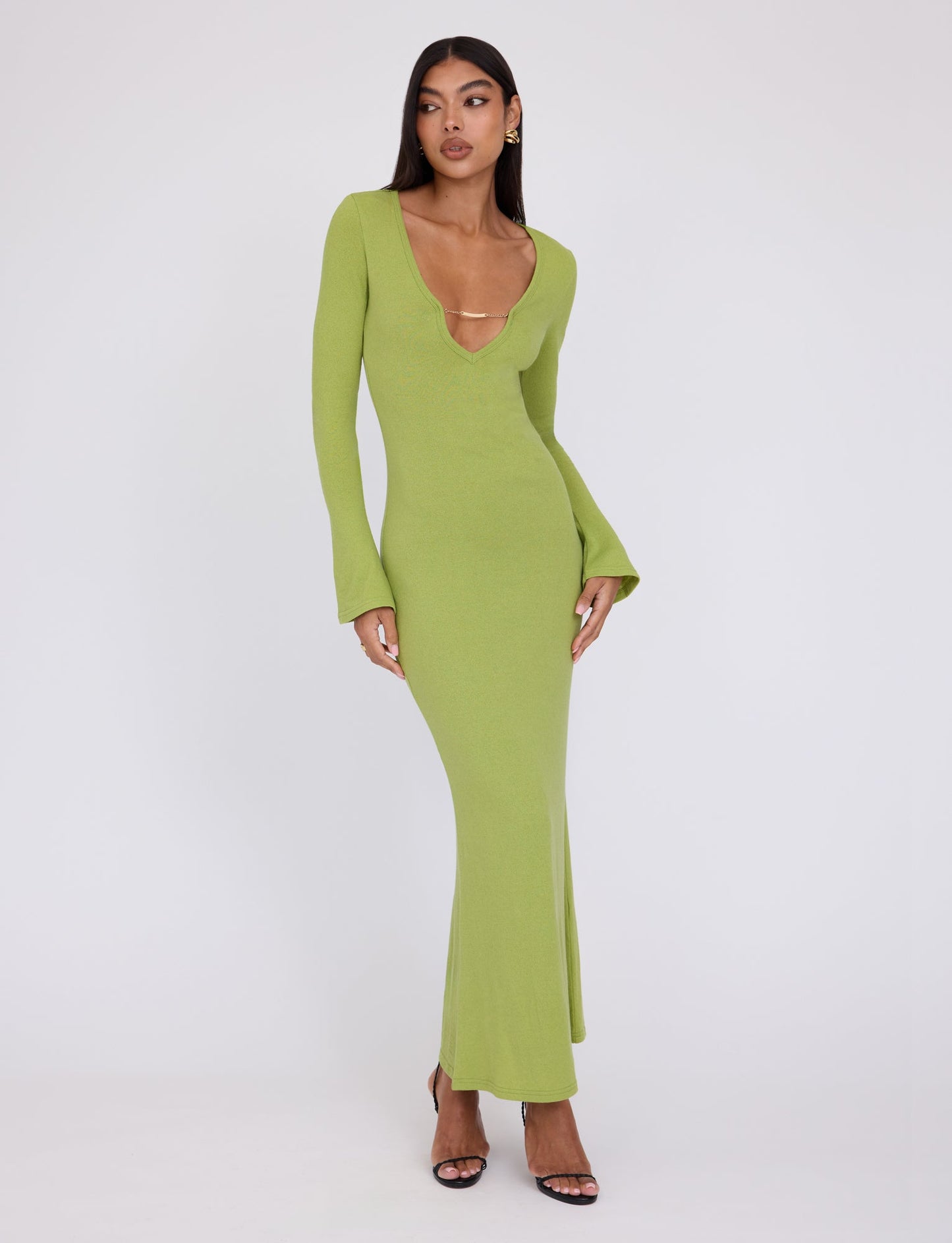 ROMIE DRESS - GREEN : MATCHA GREEN