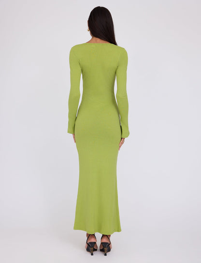 ROMIE DRESS - GREEN : MATCHA GREEN