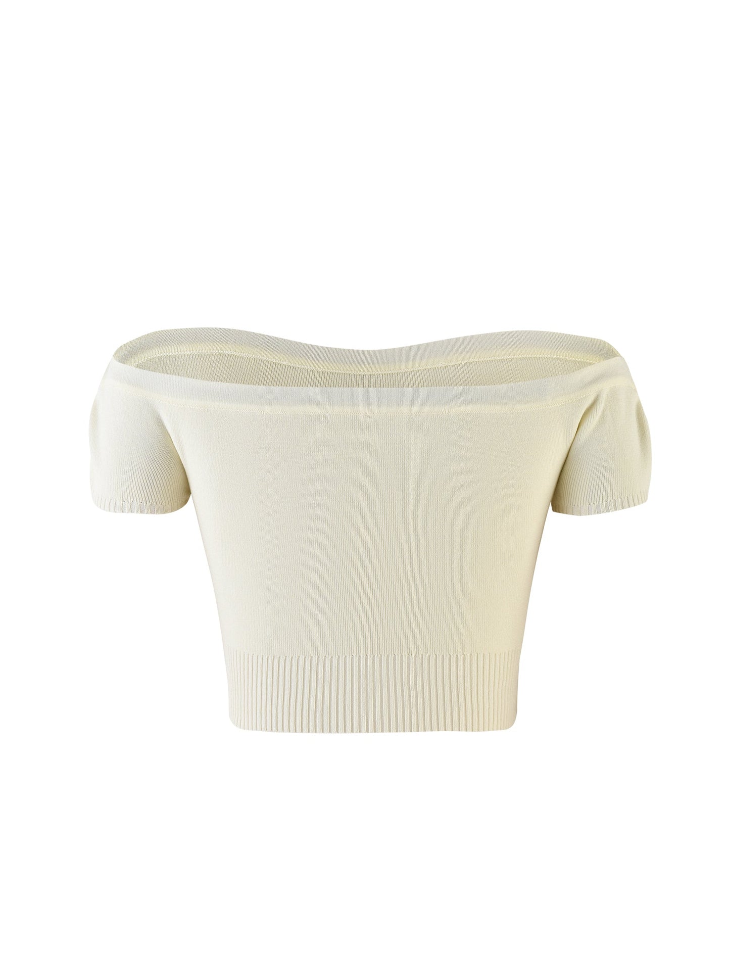 LEDGER TOP - WHITE : CREAM
