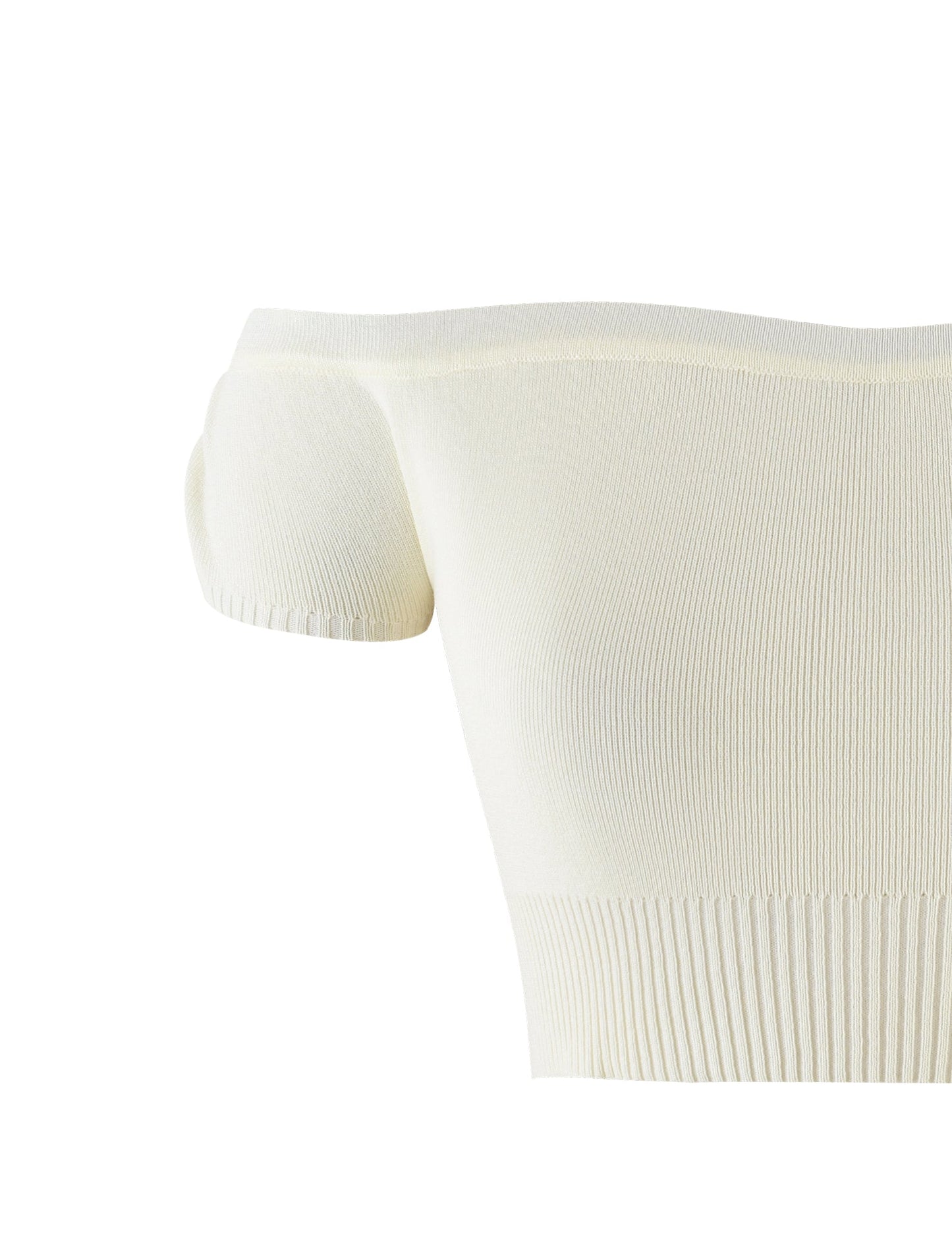 LEDGER TOP - WHITE : CREAM