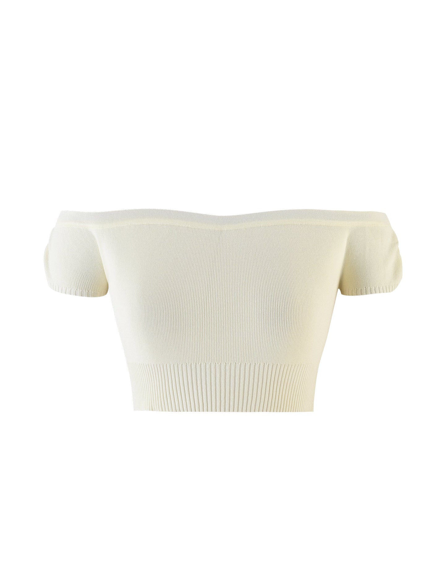 LEDGER TOP - WHITE : CREAM