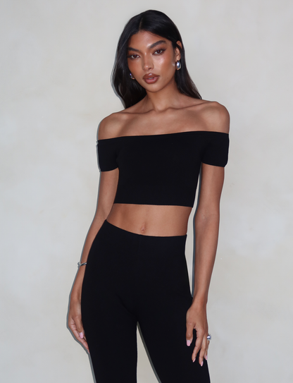 LEDGER TOP - BLACK