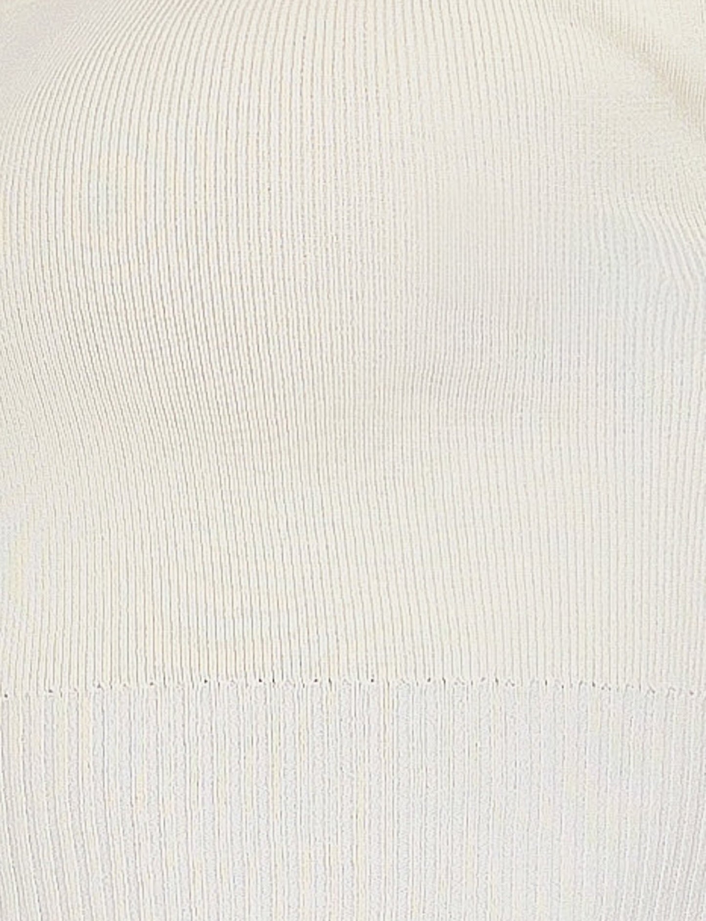 LEDGER TOP - WHITE : CREAM