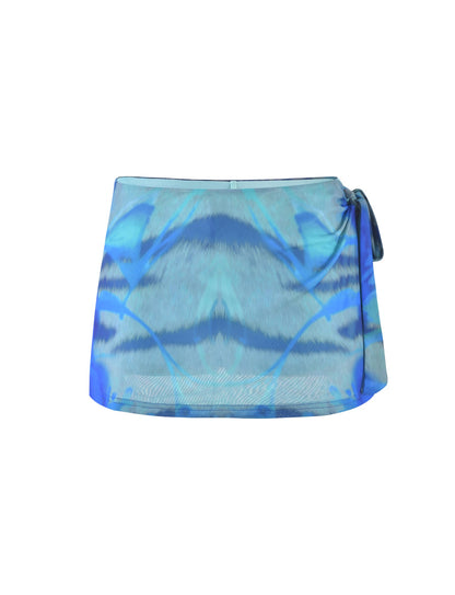TINSLEY SKORT - MULTI : ABSTRACT TIE DYE