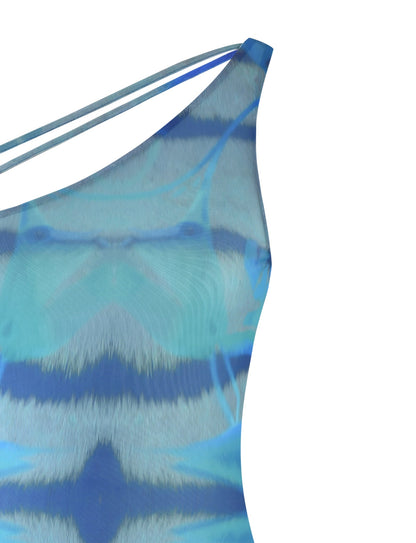TENLEY DRESS - MULTI : ABSTRACT TIE DYE
