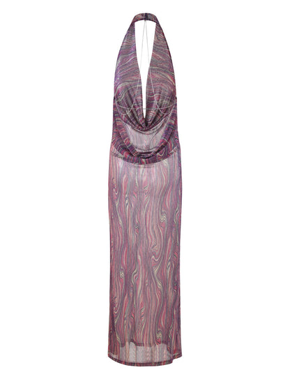 SONORA DRESS - MULTI : ROSE STRIPE