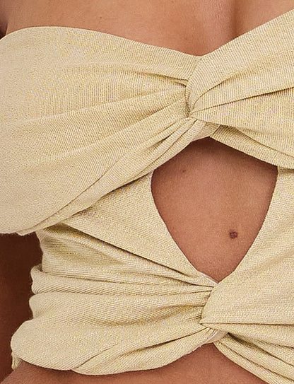 LYNSEY TOP - GOLD