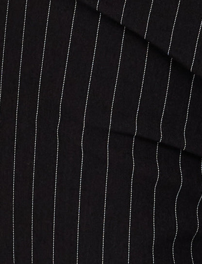 TAMARA PANT - BLACK : PINSTRIPE