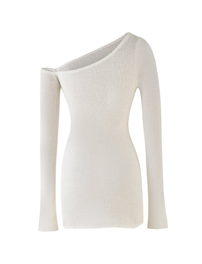 RYKER DRESS - WHITE : CREAM